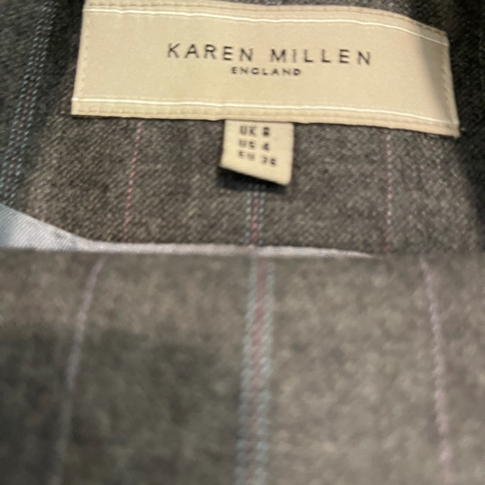 KM grey wool suit Perfect